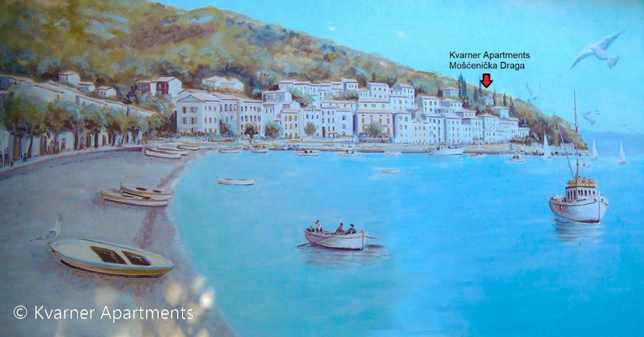 Kvarner Apartments - Mošćenička Draga Eksteriør bilde